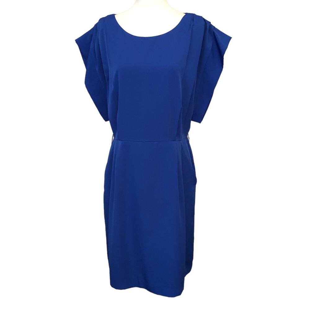 Eliza J Blue Dress Size 10 Pockets